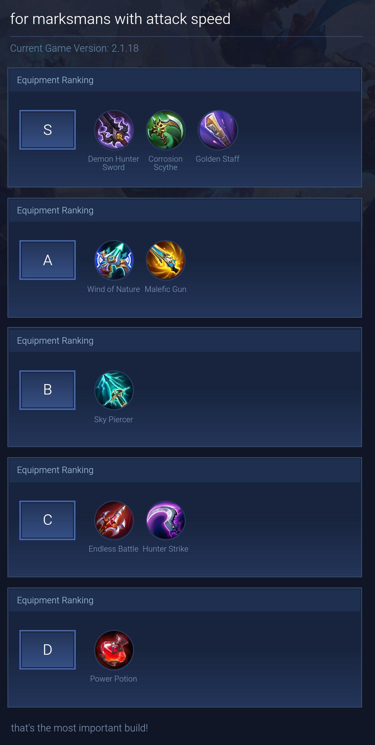 for marksmans with attack speed