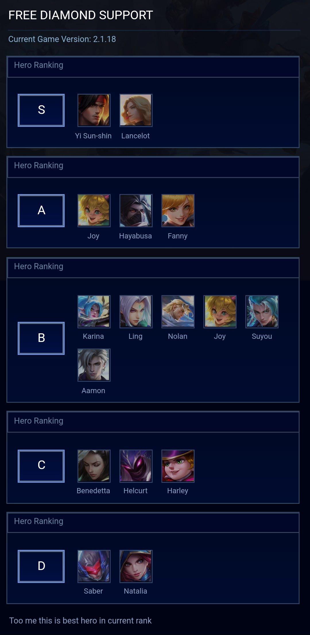 FREE DIAMOND SUPPORT