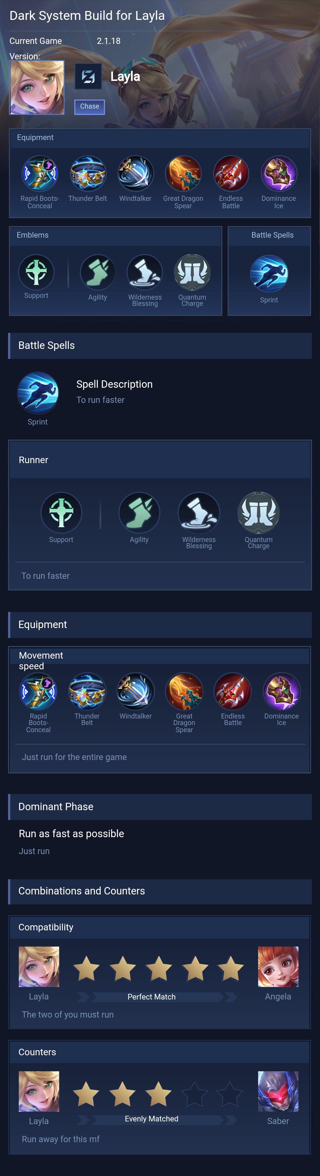 Dark System Build for Layla
