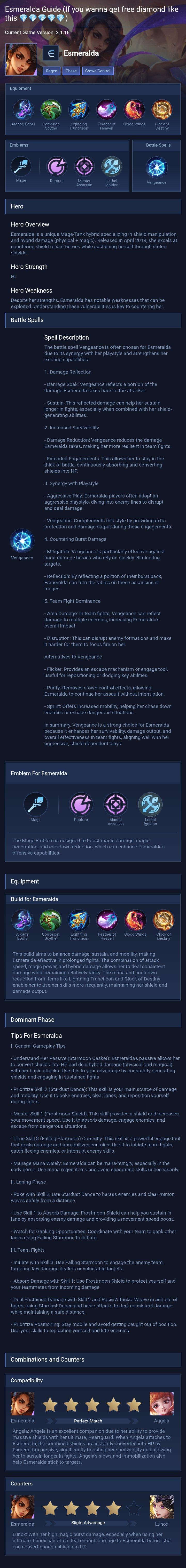 Esmeralda Guide (If you wanna get free diamond like this πππππ)