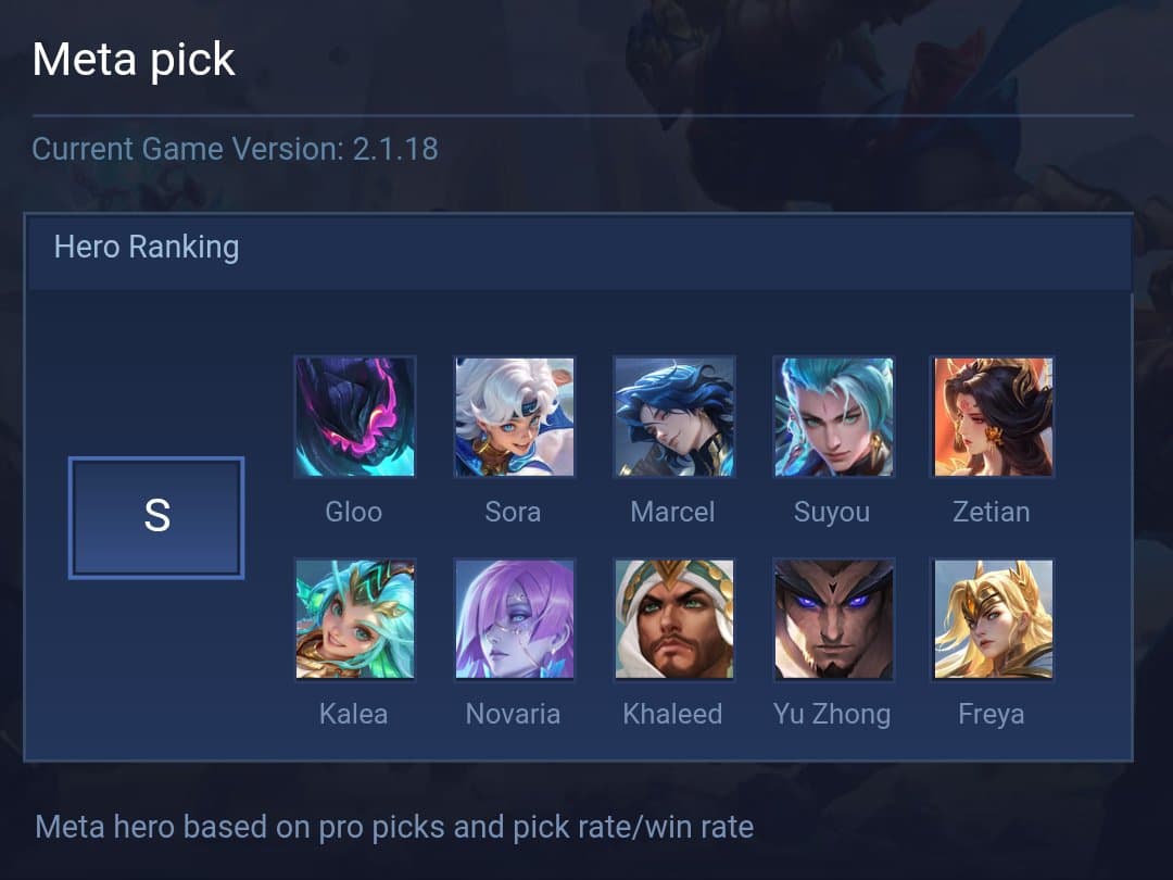 Meta pick