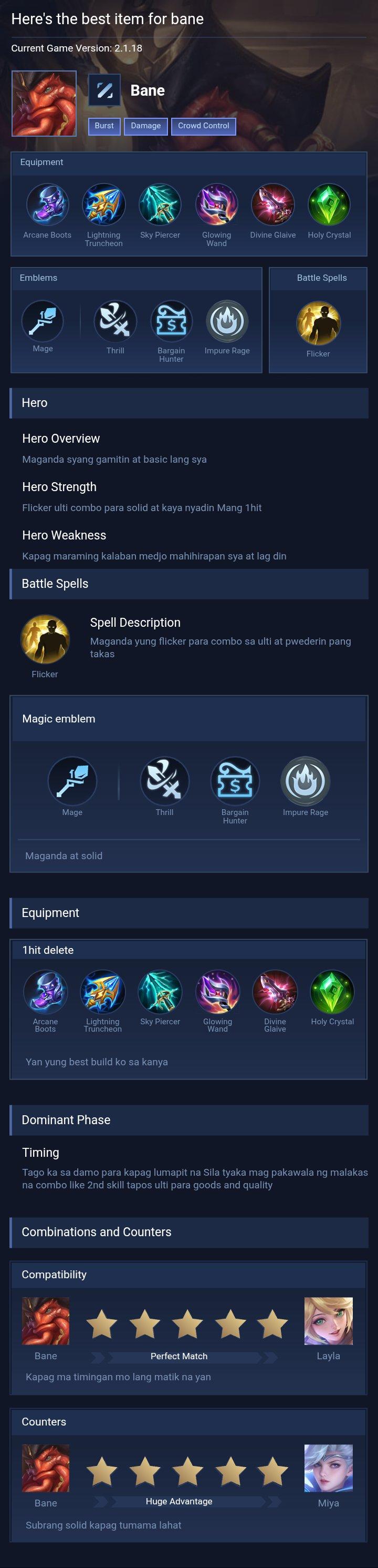 Here's the best item for bane