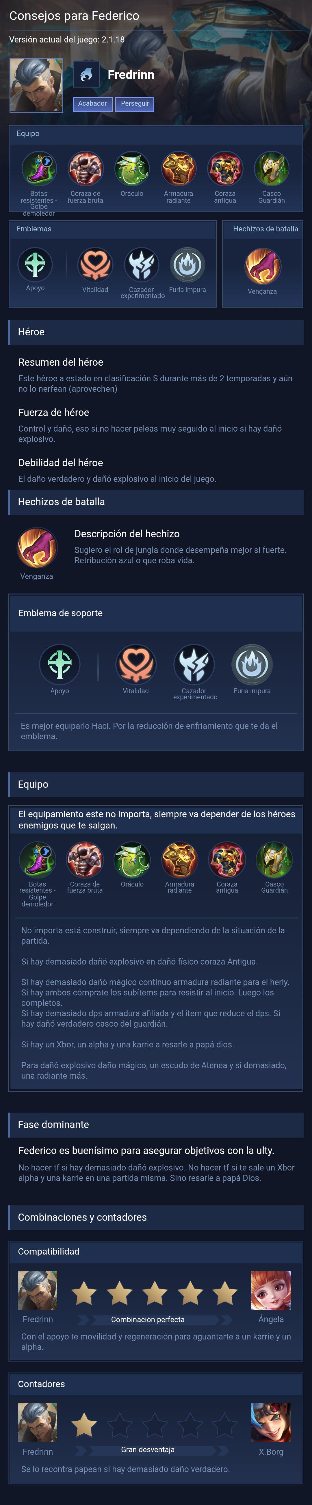 Tips para Federico
