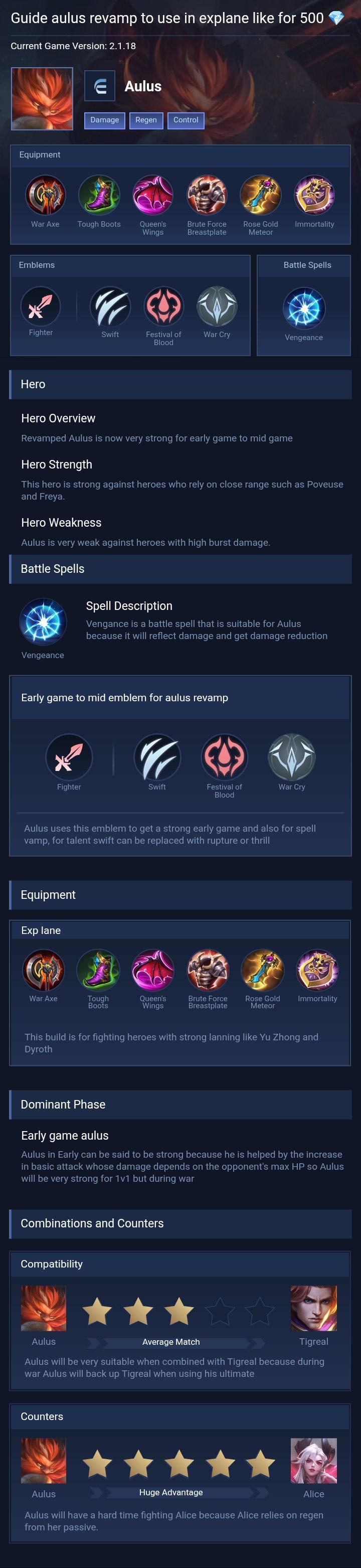 Guide aulus revamp to use in explane like for 500 💎