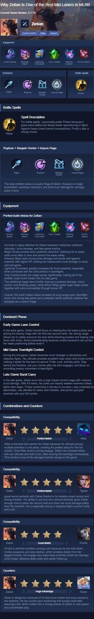 Why Zetian Is One of the Best Mid Laners in MLBB
